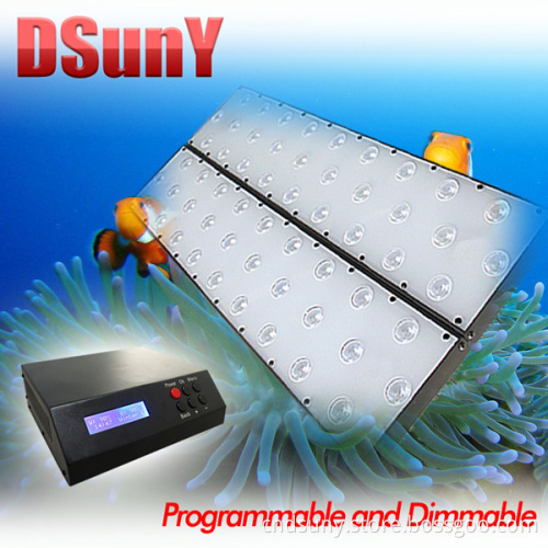Dsuny No Fan Noise Programmable 48" LED Aquarium Light for Reef Coral (UT2-RC-P)